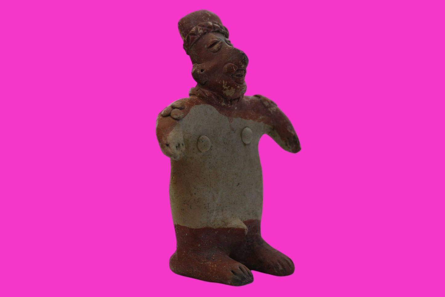 Pre Columbian Artifact Authentic Male Jalisco Figure Mexico 1000BC-250AD COA 213