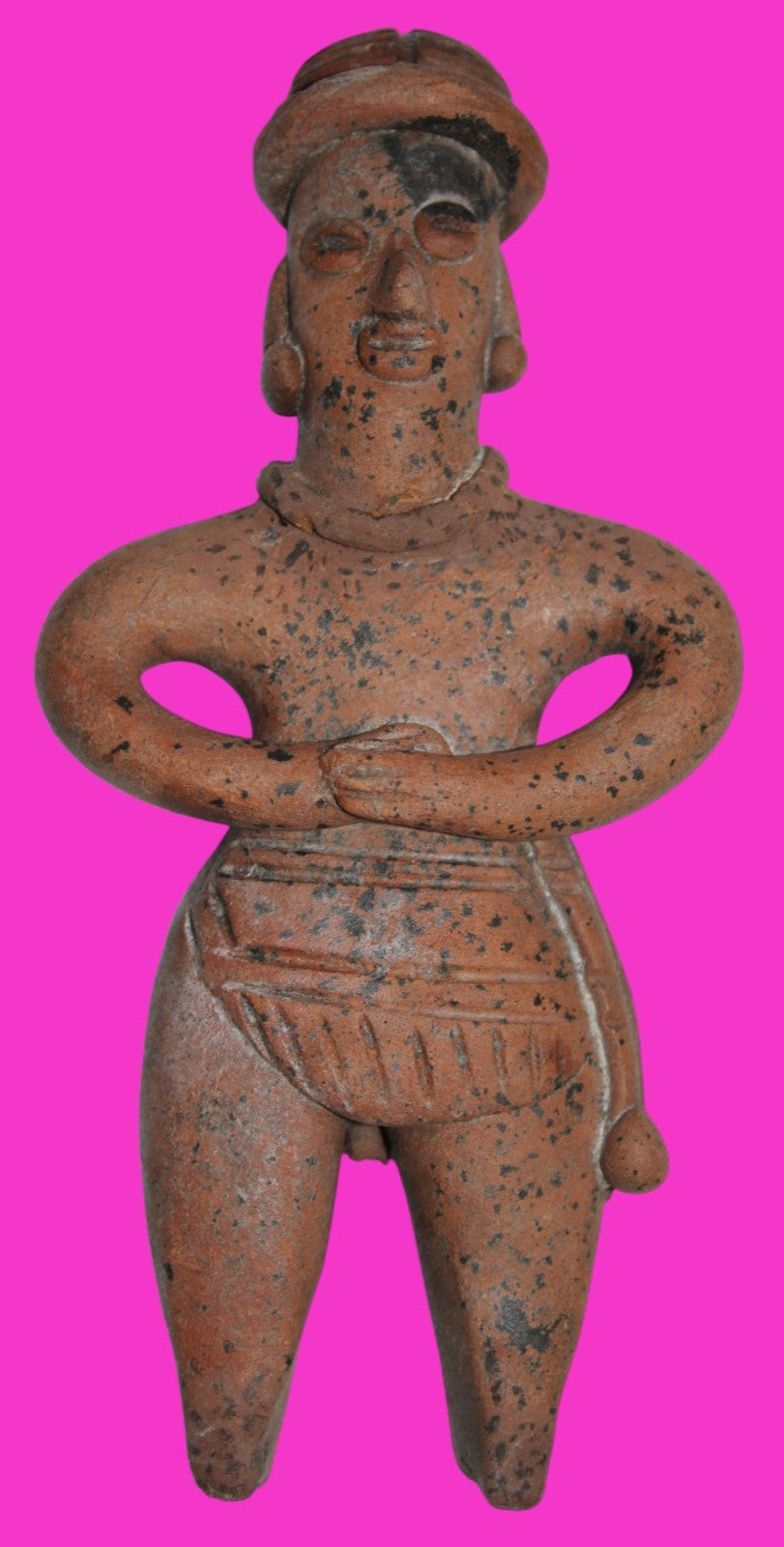 Pre Columbian Artifact Authentic Tomb Figure Colima Mexico 100BC - 250AD COA 212