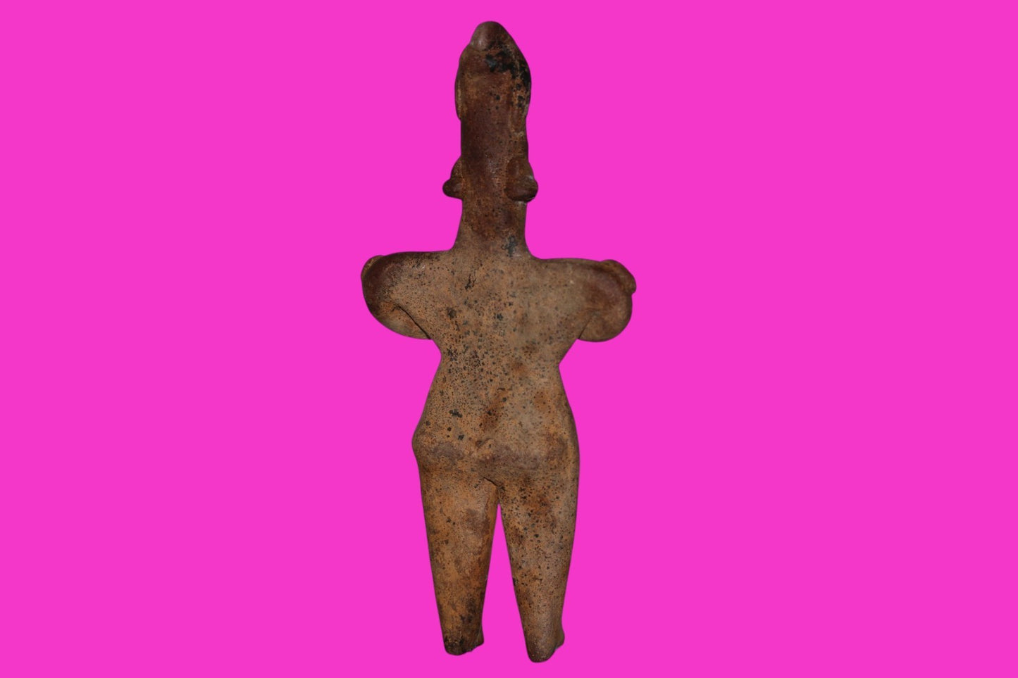 Authentic Pre Columbian Artifact Male Shaman Tomb Figure Colima Mexico COA 18