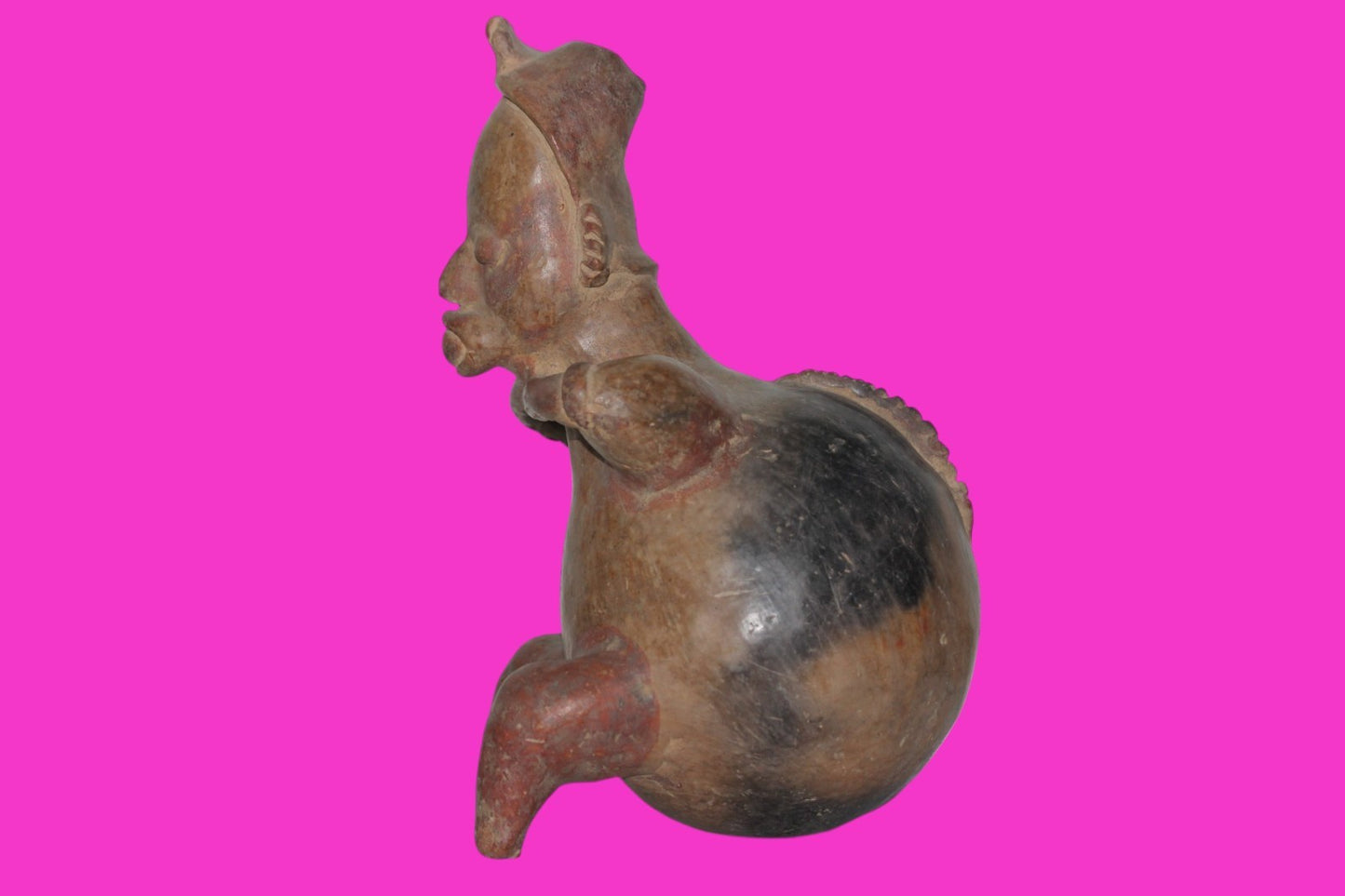 Pre Columbian Artifact Authentic Bloated Figure Jalisco Mexico 300 BC COA 218