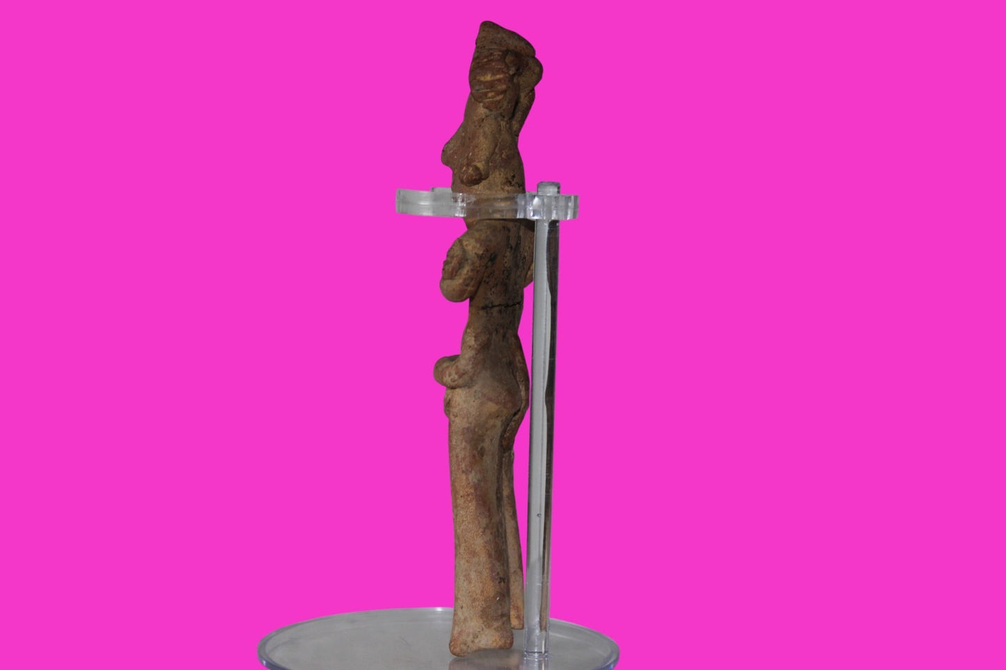 Pre Columbian Artifact 6 in Male Shaman Tomb Figure Colima Mexico 100BC COA 267