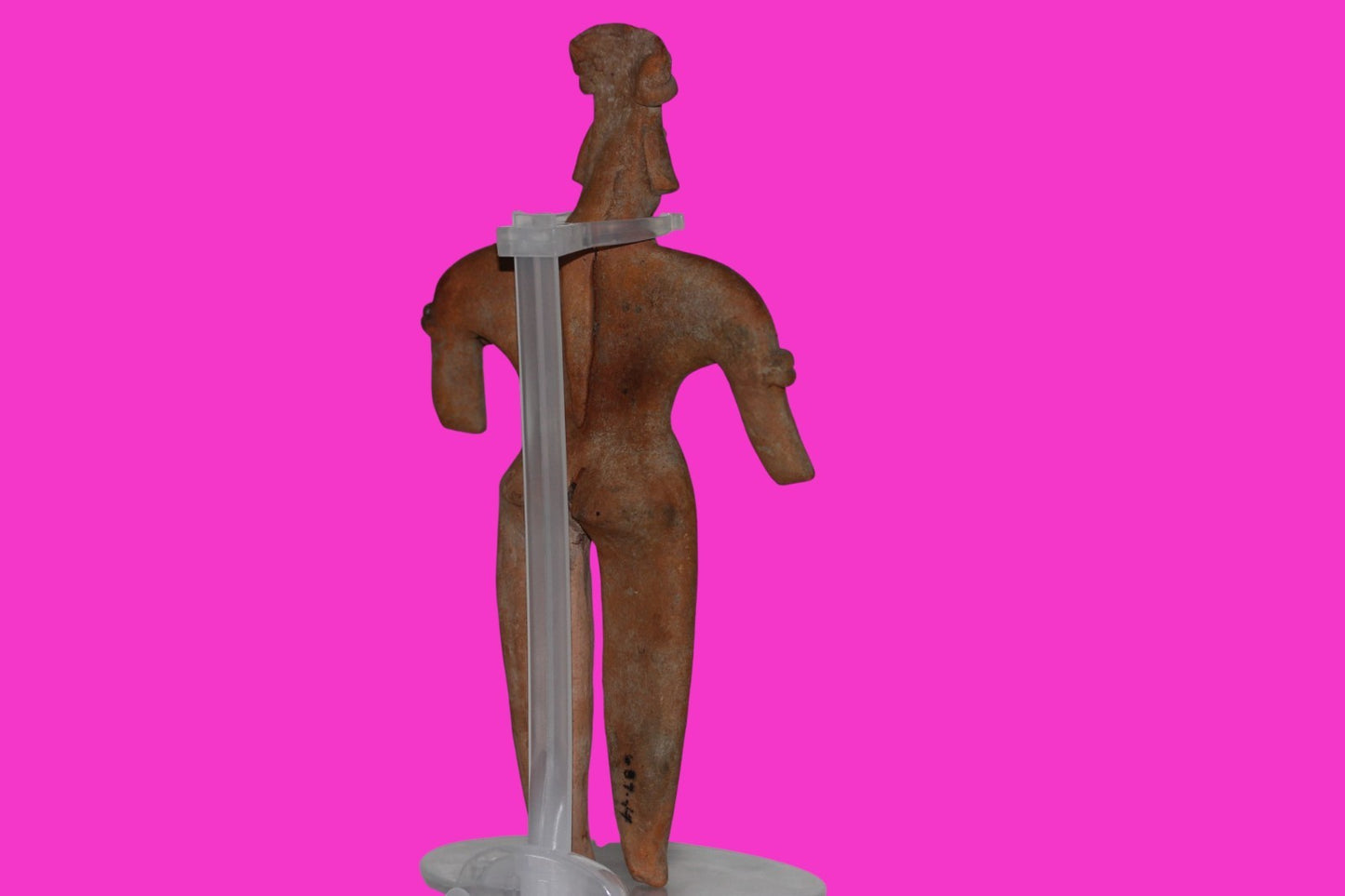 Pre Columbian Artifact 7 Inch Female Tomb Figure Colima Mexico 100 BC COA 240