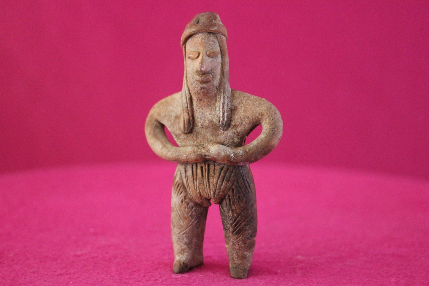 Pre Columbian Artifact Authentic Pretty Lady Tomb Figure Colima Mexico COA 197
