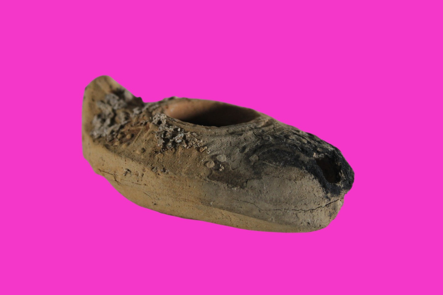 Ancient Holy Land Oil Lamp Artifact Jesus Christ Homeland 100BC-400AD COA 30