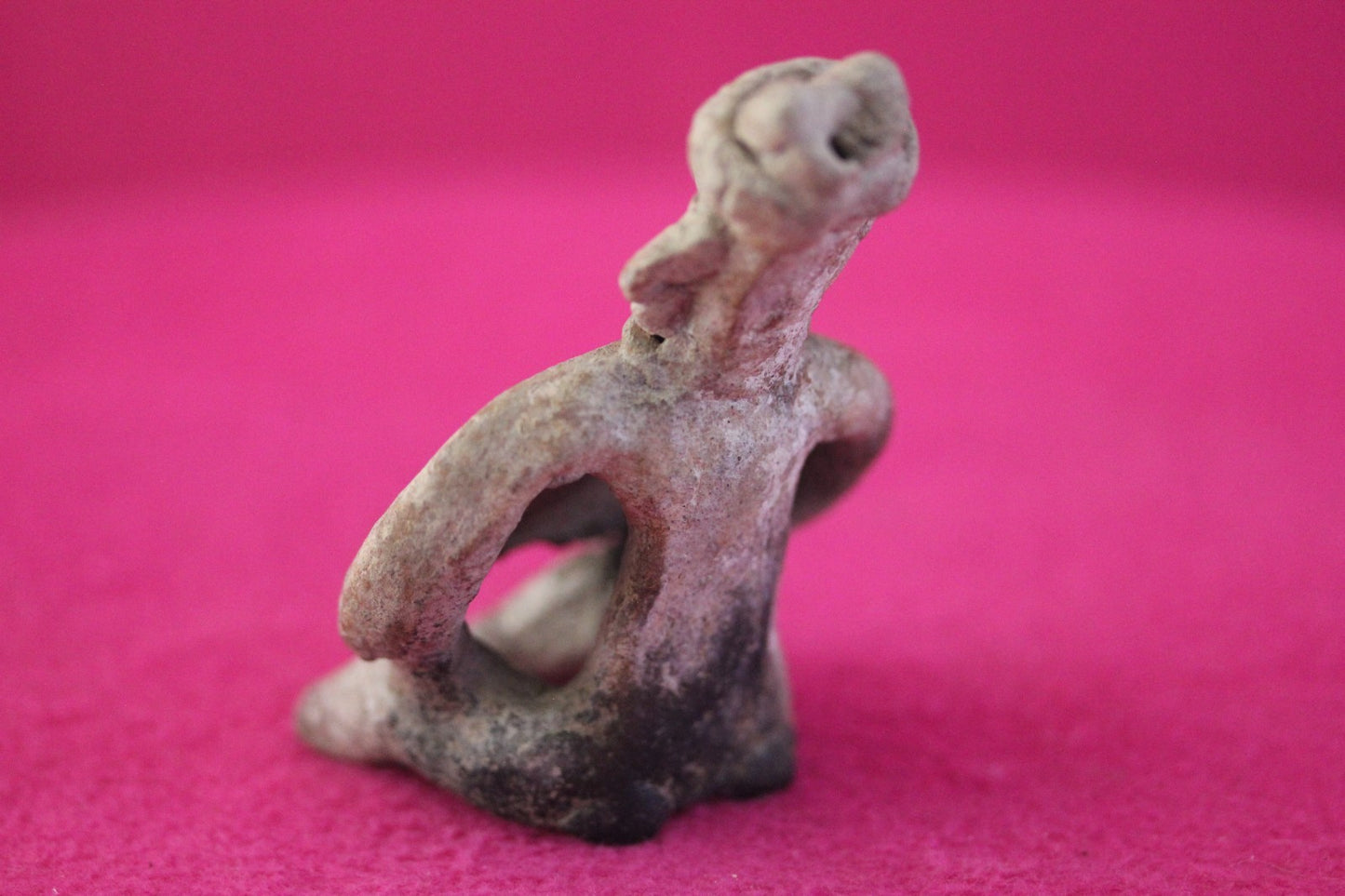 Authentic Pre Columbian Artifact Rare Skirted Tomb Figure Colima Mexico COA 183