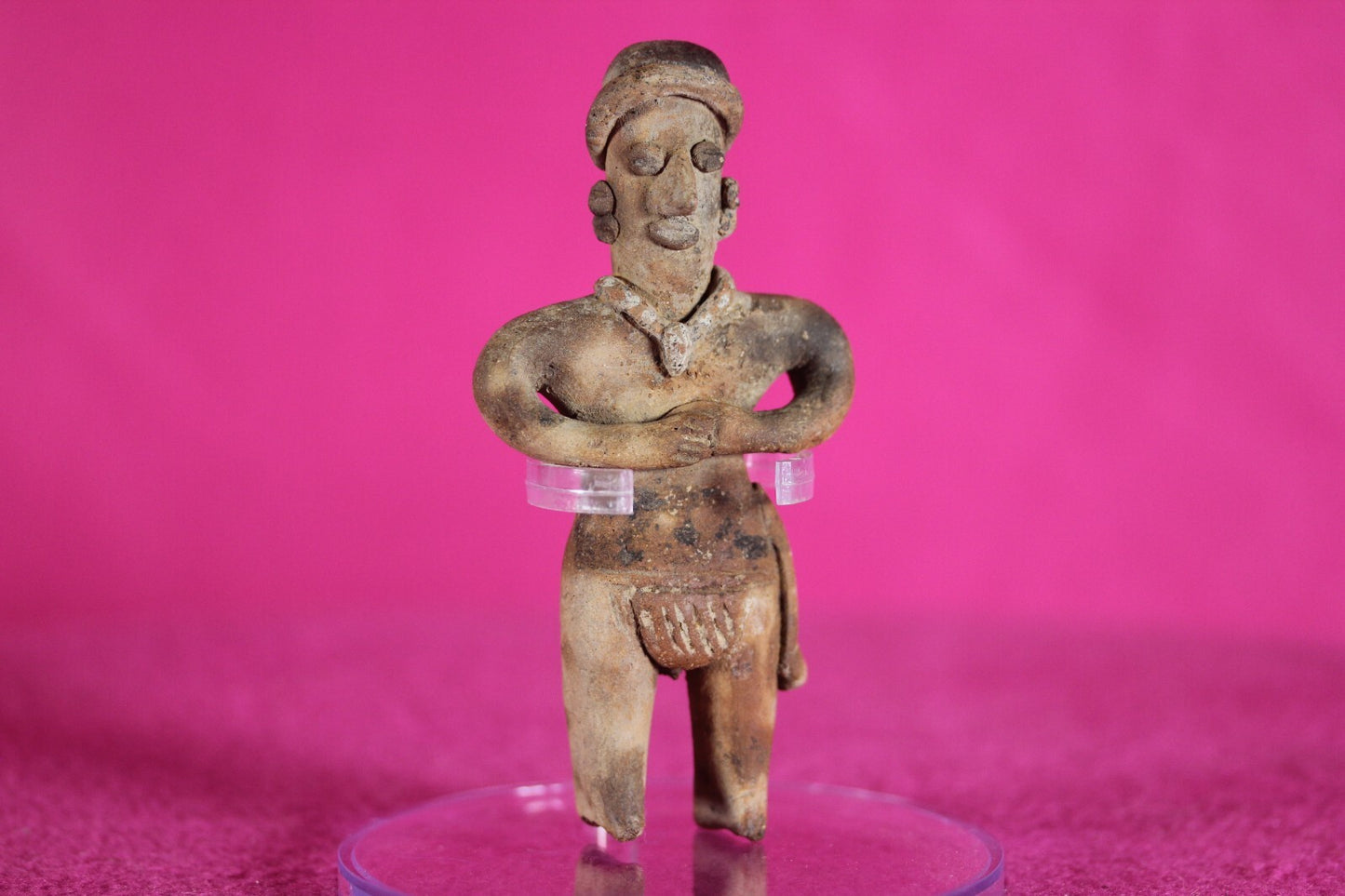 Authentic Pre Columbian Artifact Tomb Figure Colima Mexico 100 BC-250 AD COA 139