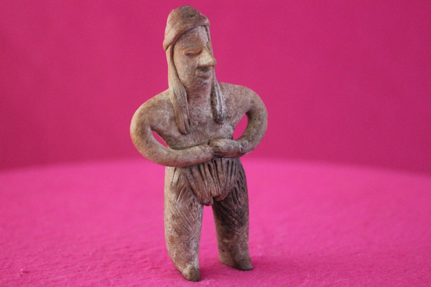 Authentic Pre Columbian Artifact Pretty Lady Tomb Figure Colima Mexico COA 197