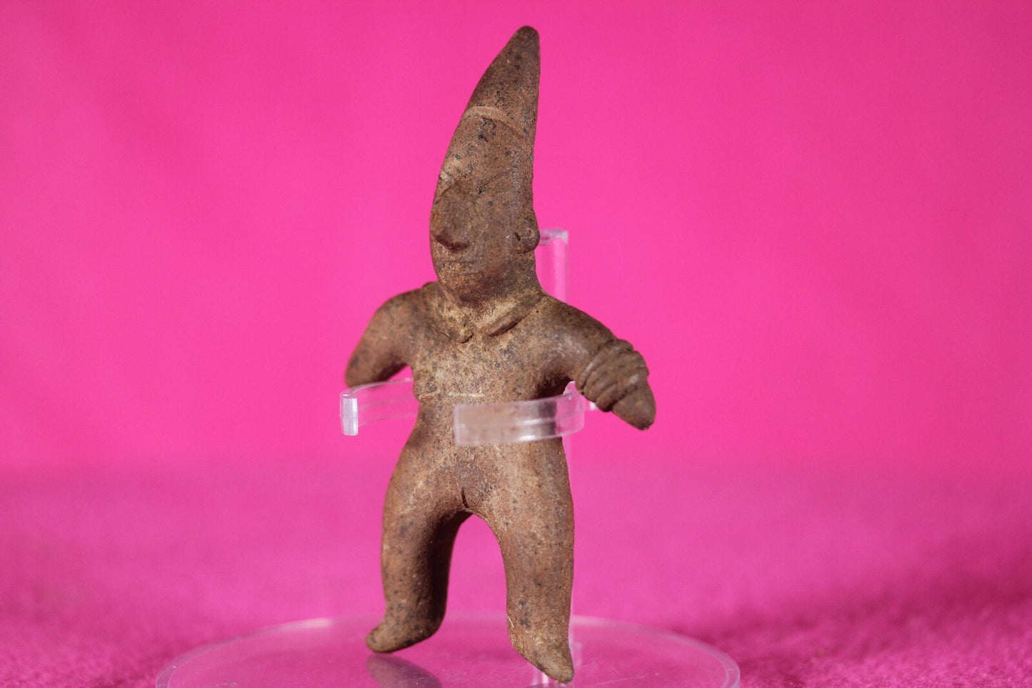 Authentic Pre Columbian Artifact Archaic Tomb Figure Colima Mexico 100BC COA 135