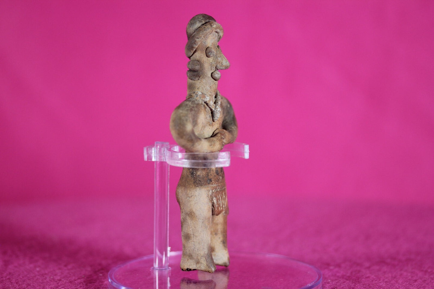 Authentic Pre Columbian Artifact Tomb Figure Colima Mexico 100 BC-250 AD COA 139