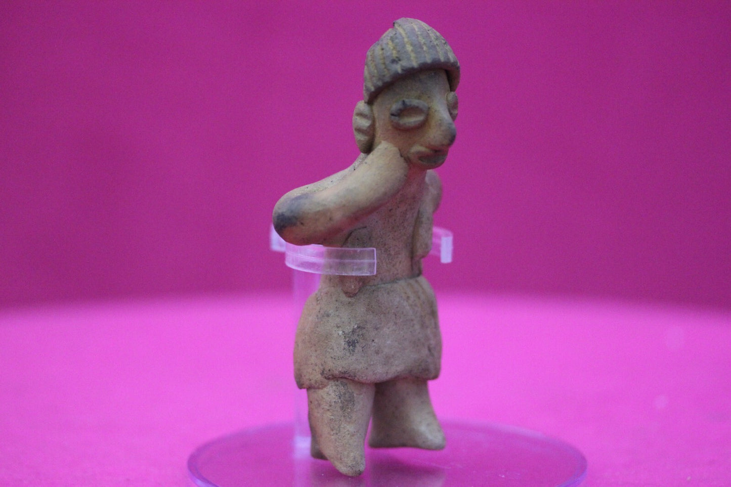 Authentic Pre Columbian Artifact Rare Grandma Tomb Figure Colima Mexico COA 148