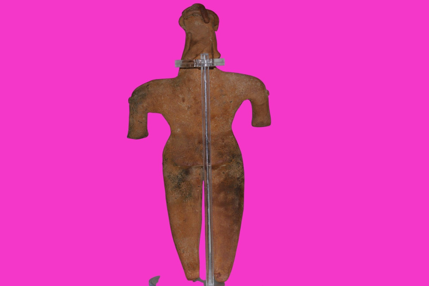 Pre Columbian Artifact Huge 8 Inch Tall Tomb Figure Colima Mexico 100 BC COA 232