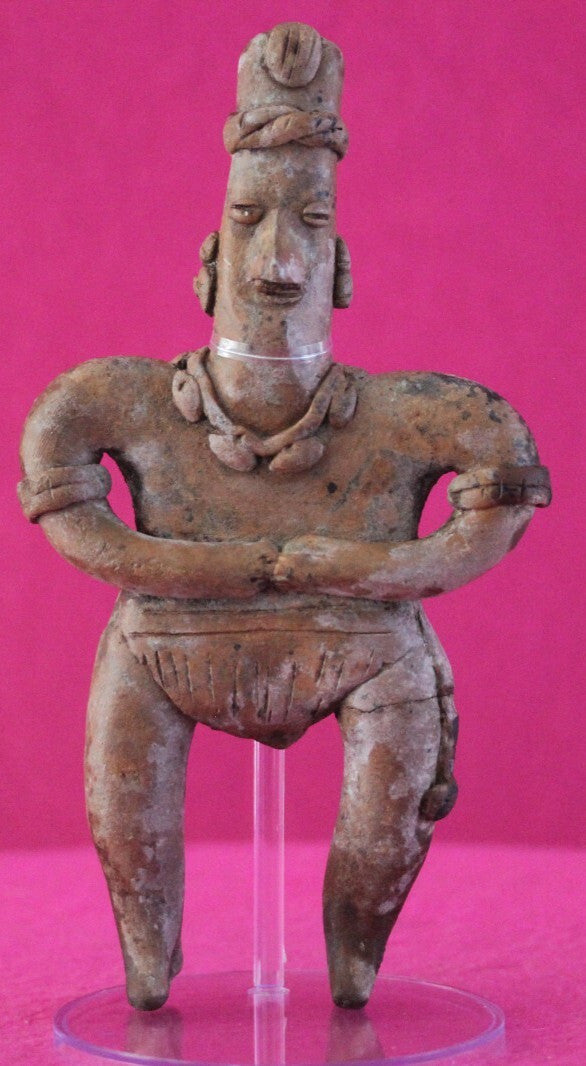Pre Columbian Authentic Artifact Tomb Figure Colima Mexico 100 BC-250 AD COA 158
