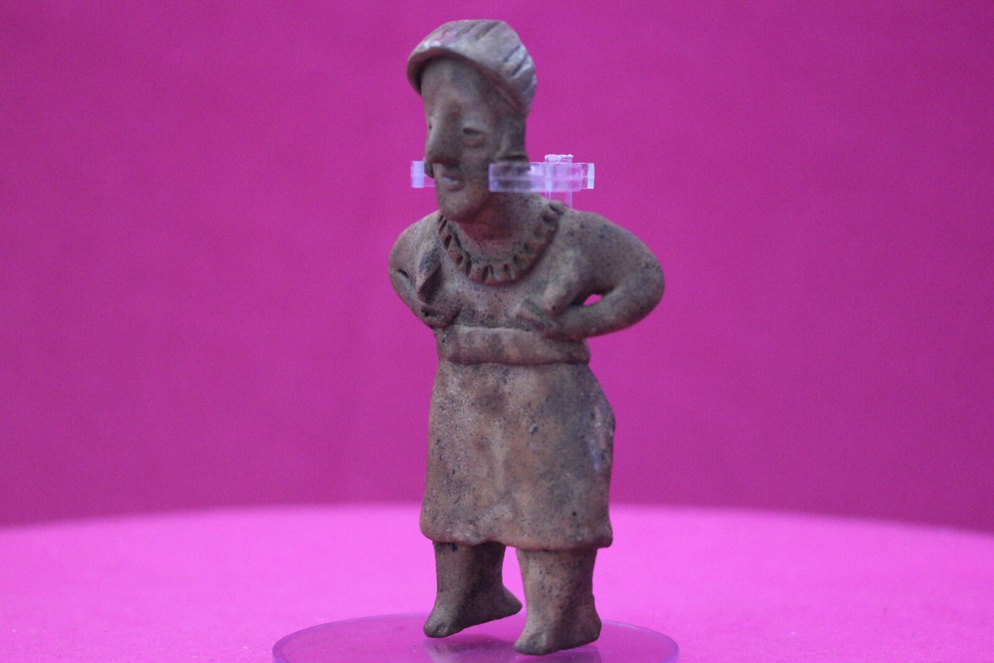 Pre Columbian Authentic Artifact Old Grandma Colima Mexico 100 BC-250 AD COA 151