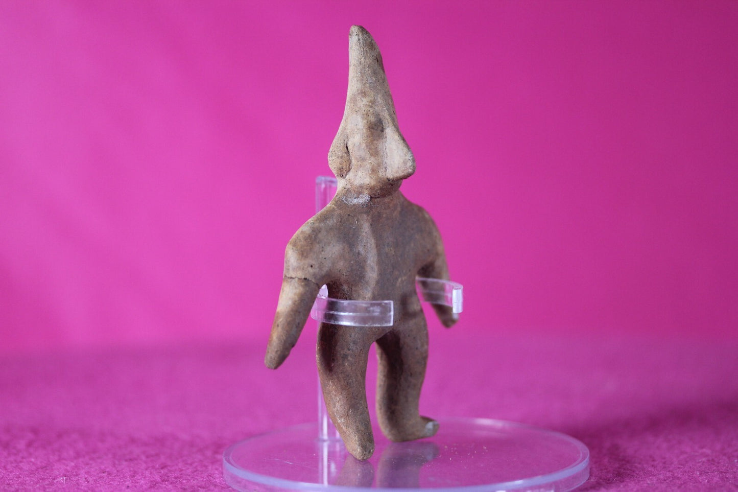 Authentic Pre Columbian Archaic Artifact Tomb Figure Colima Mexico 100BC COA 136