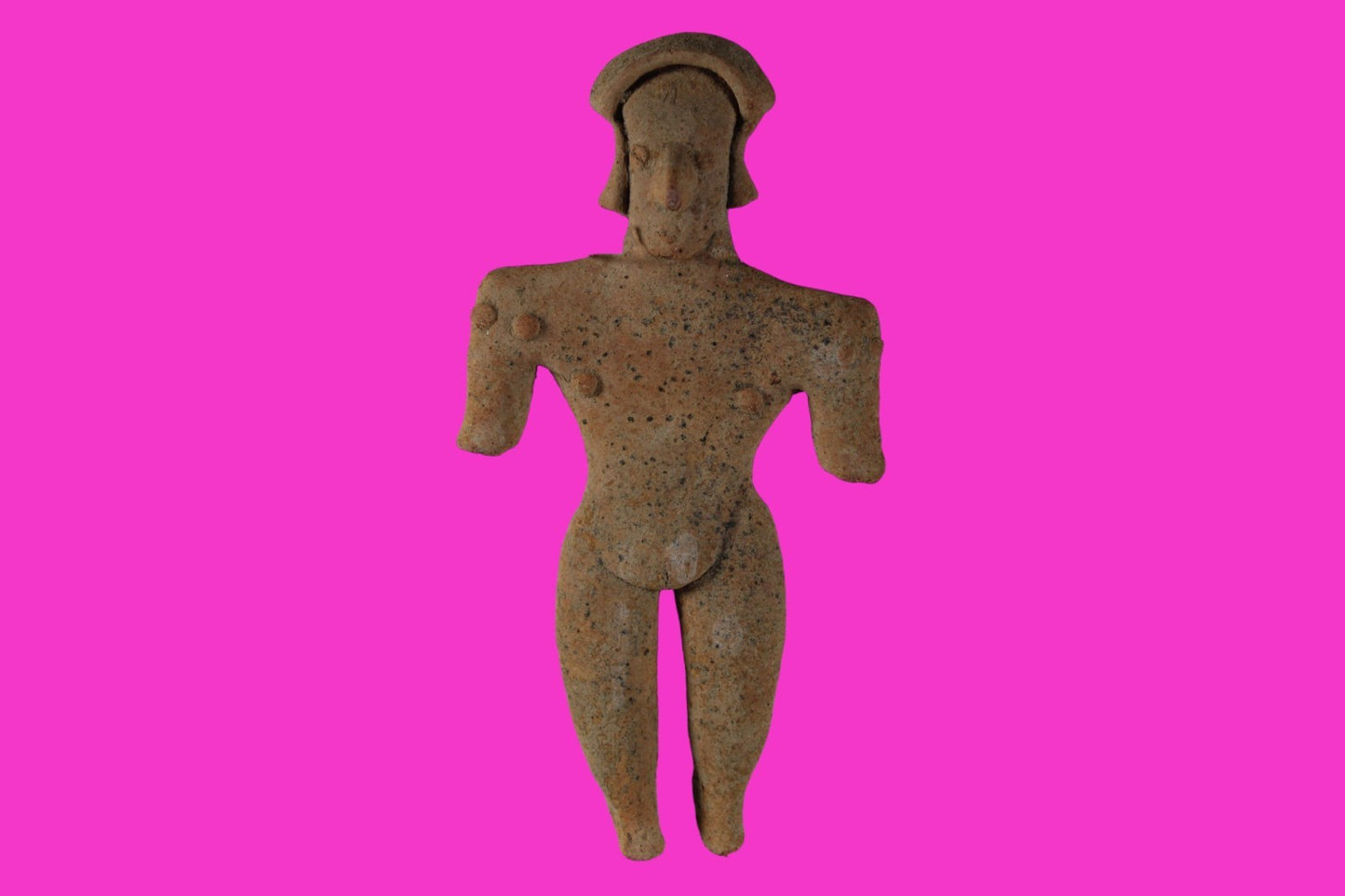 Pre Columbian Artifact 6 in Female Shaft Tomb Figure Colima Mexico 100BC COA 279