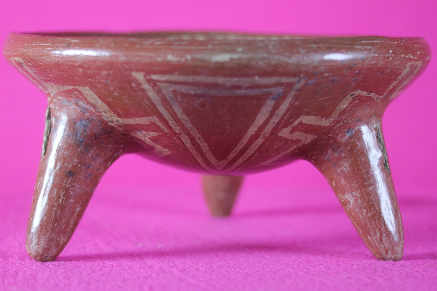 Ex Arte Primitivo Pre Columbian Artifact Chupicuaro Tripod Bowl 400-100 BC J40