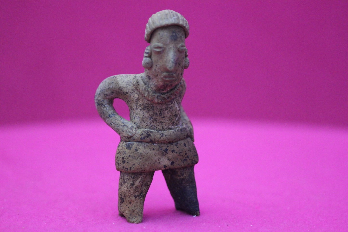 Authentic Pre Columbian Artifact Rare Grandma Tomb Figure Colima Mexico COA 144