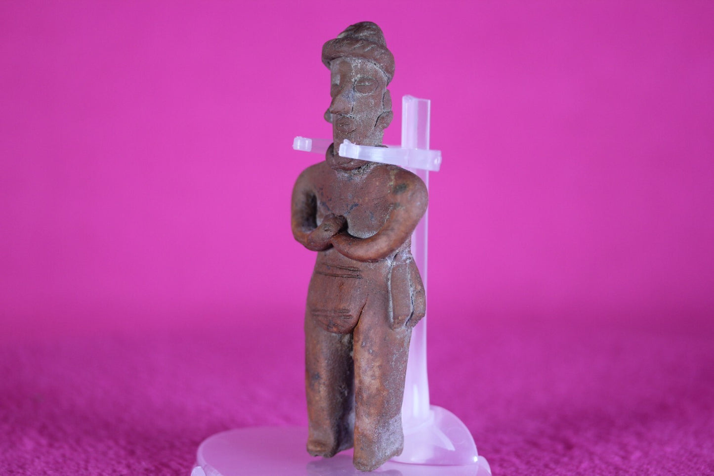 Pre Columbian Artifact Colima Figure Mexico 300BC-300AD Certified COA J76