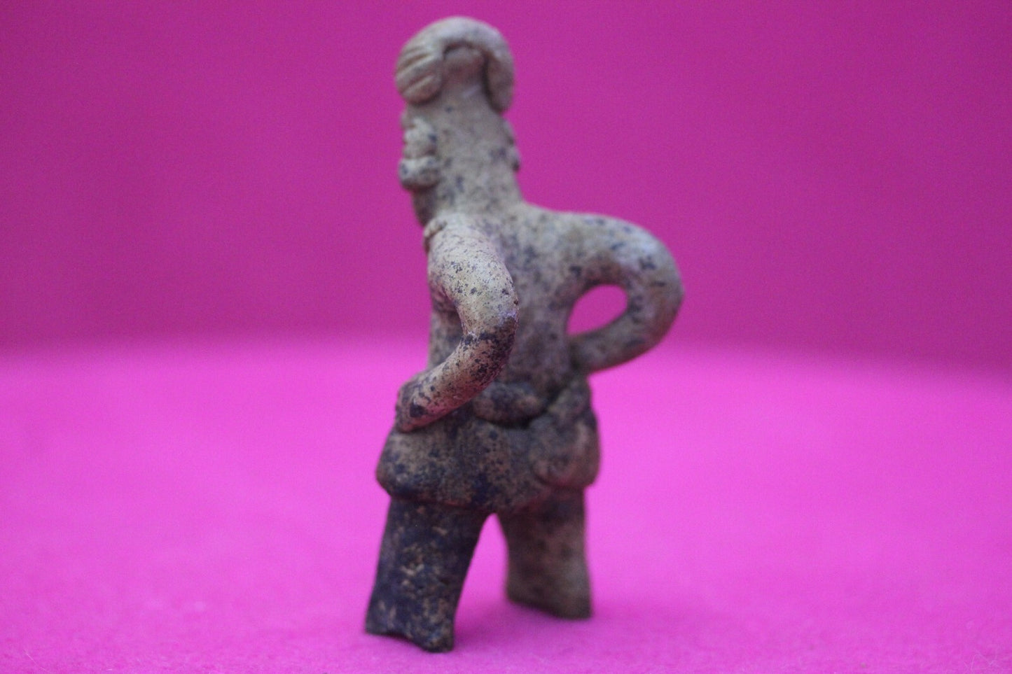 Authentic Pre Columbian Artifact Rare Grandma Tomb Figure Colima Mexico COA 144