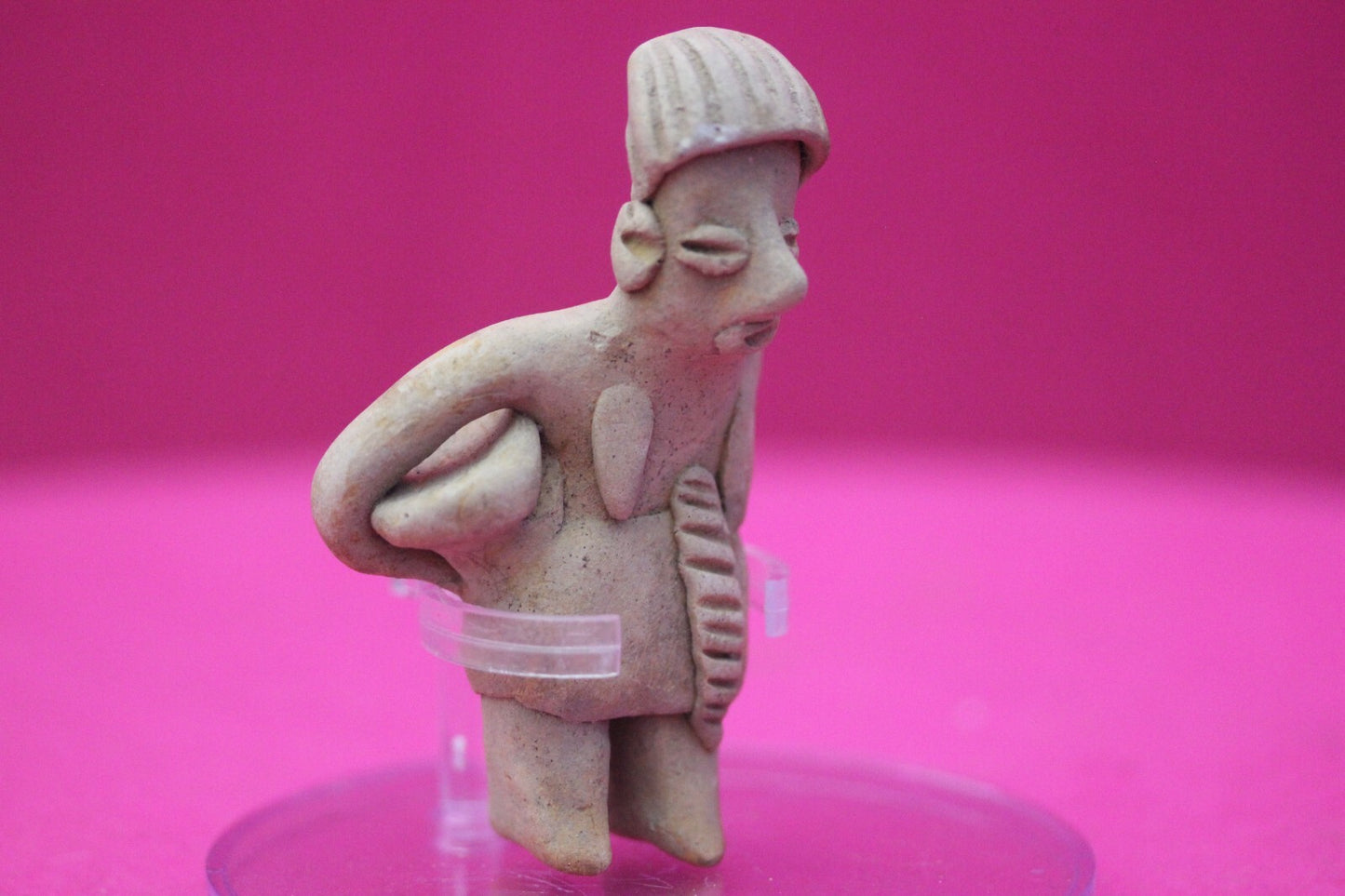 Authentic Pre Columbian Artifact Rare Grandma Tomb Figure Colima Mexico COA 147