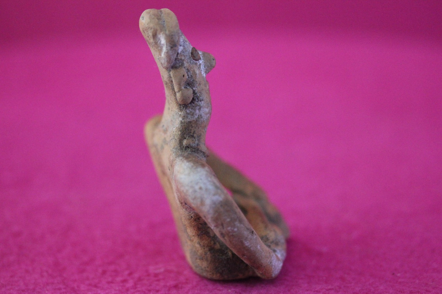 Authentic Pre Columbian Artifact Female Seated Tomb Figure Colima Mexico COA 190