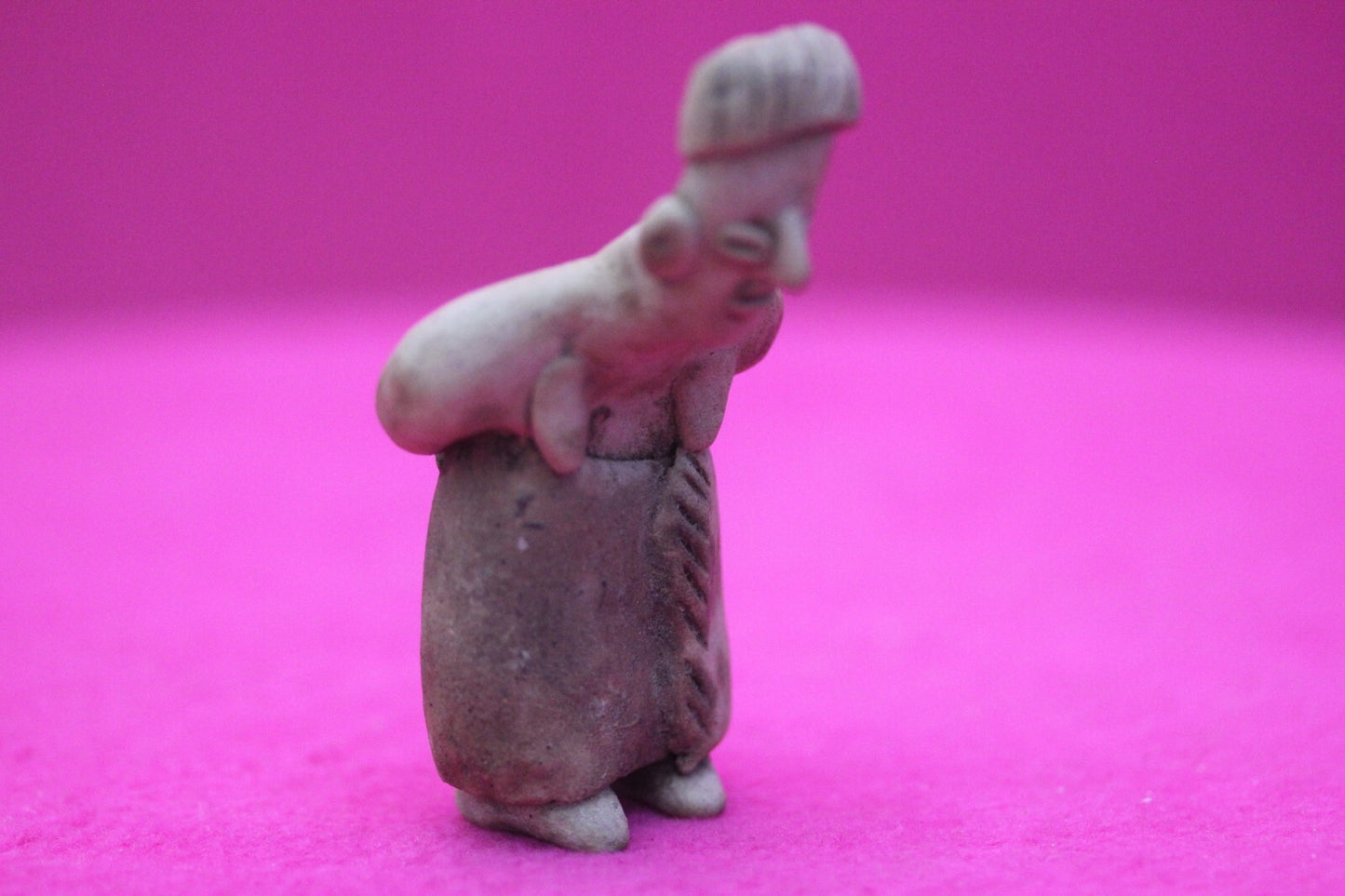 Authentic Pre Columbian Artifact Rare Grandma Tomb Figure Colima Mexico COA 156