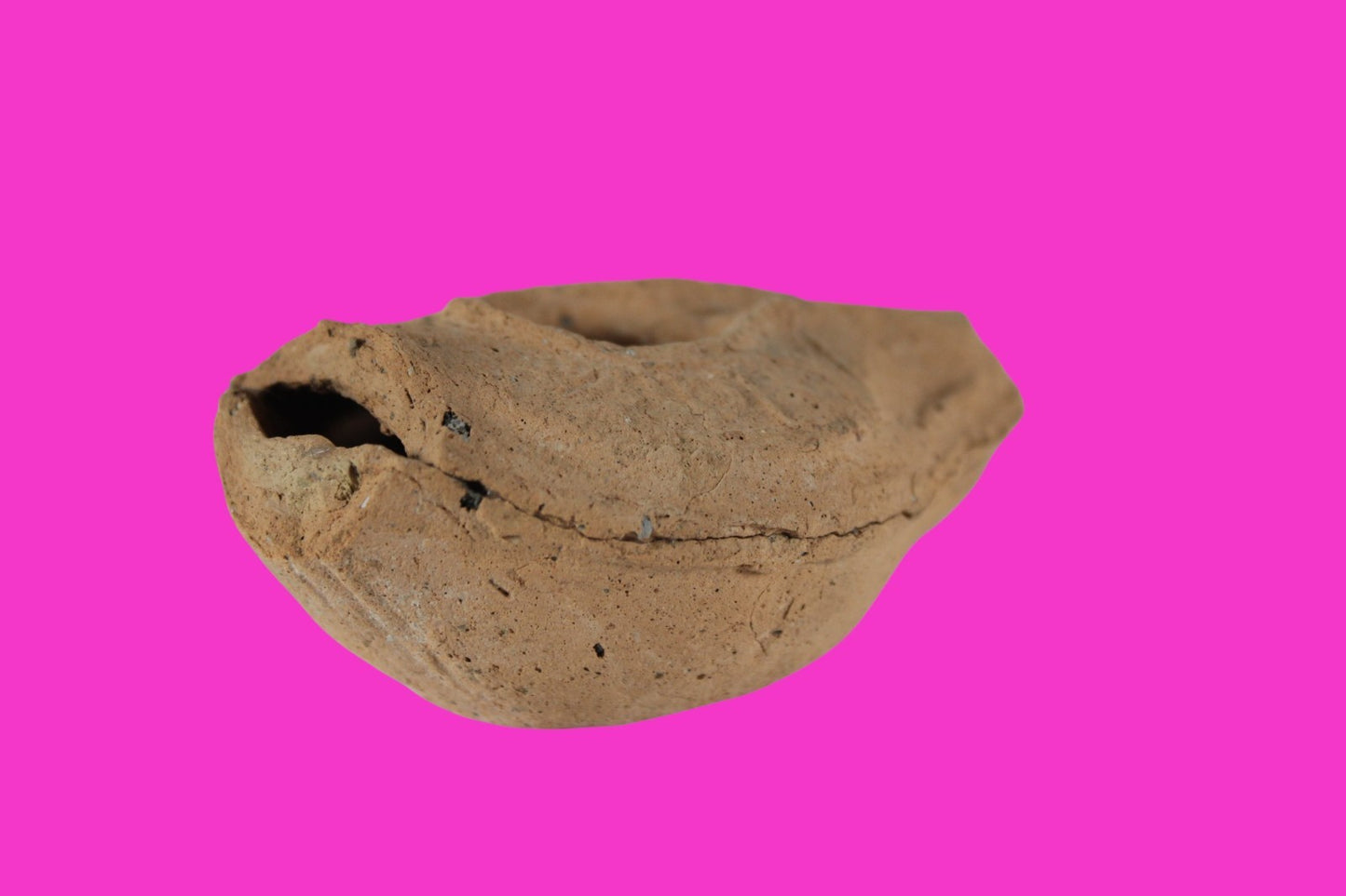 Ancient Holy Land Oil Lamp Artifact  From Jesus Christ Homeland 400-600AD COA 42