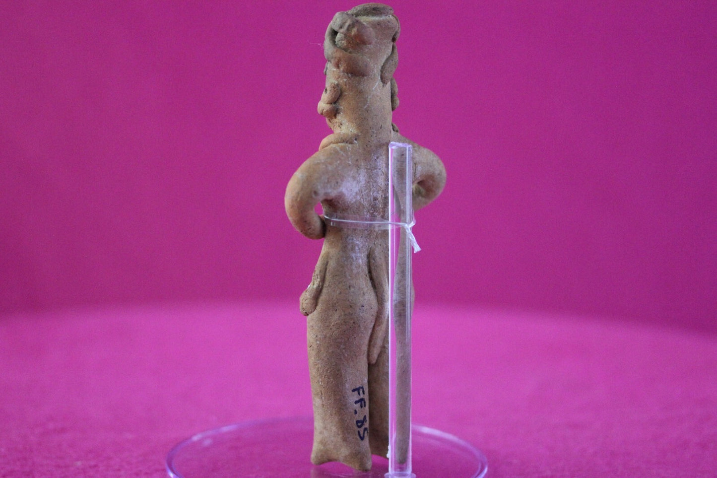 Authentic Pre Columbian Artifact Tomb Figure Colima Mexico 100 BC-250 AD COA 162