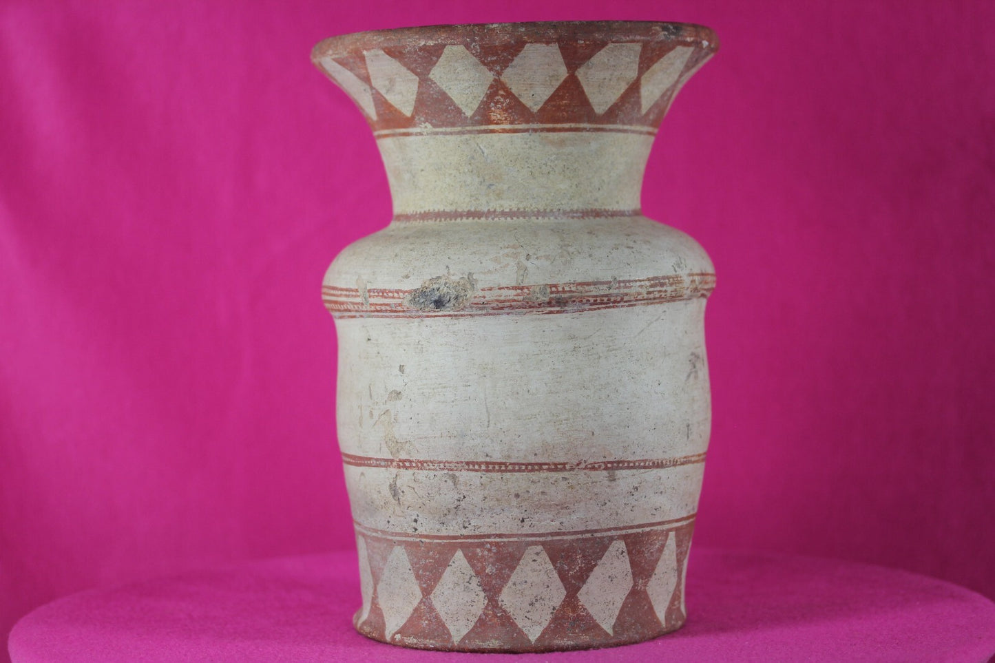 Large Ban Chiang Thailand Artifact Very Rare Pottery Jar 300-200 BC COA T122