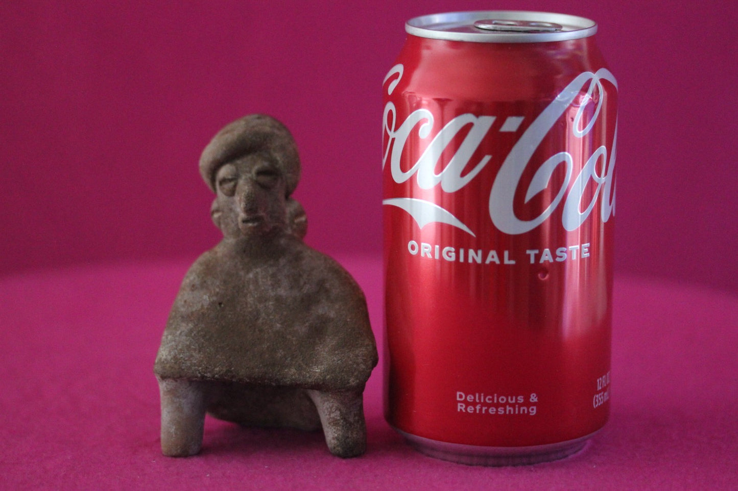 Authentic Pre Columbian Artifact Rare Skirted Tomb Figure Colima Mexico COA 185