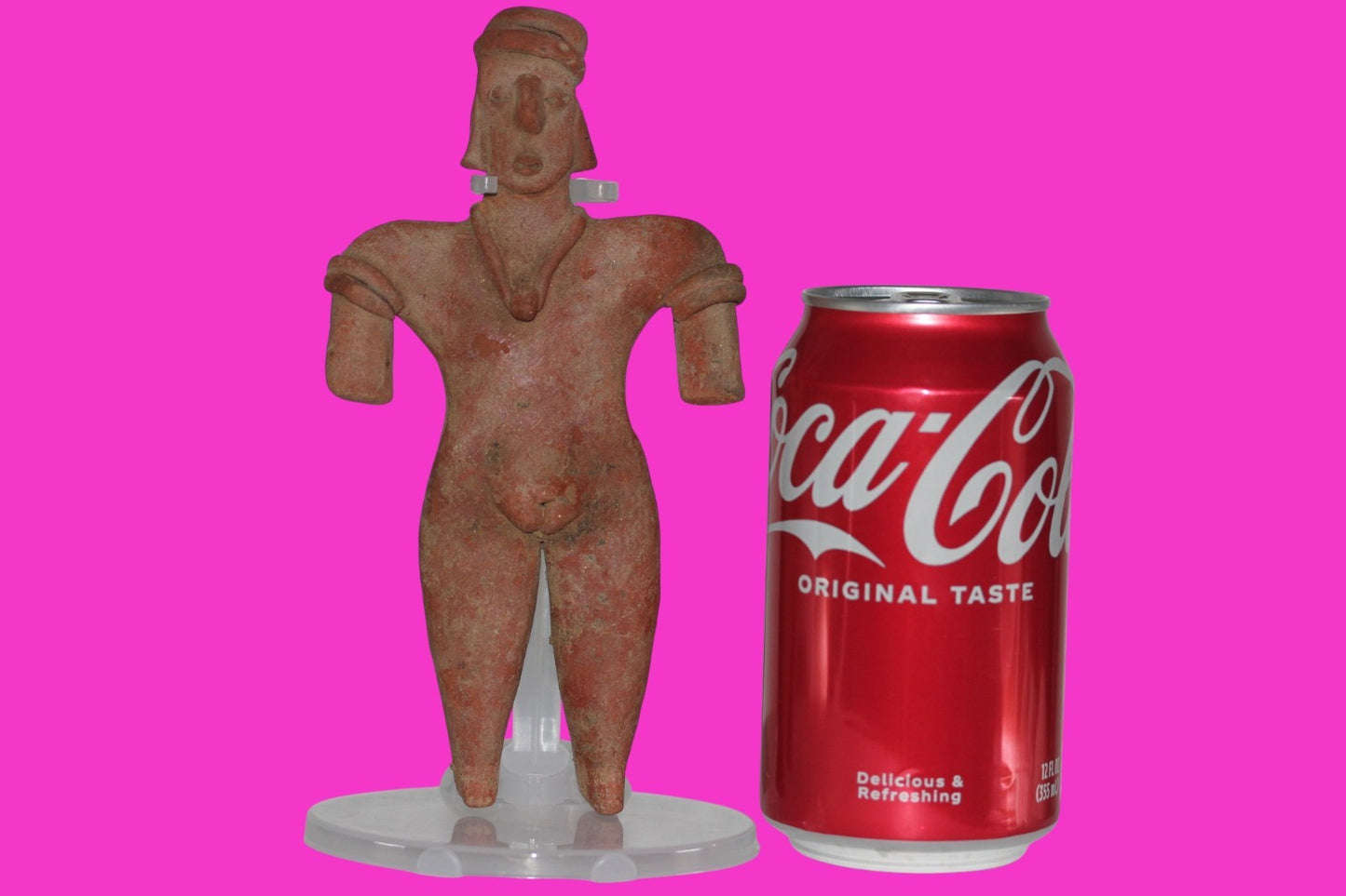 Pre Columbian Artifact 6 Inch Female Tomb Figure Colima Mexico 100 BC COA 246