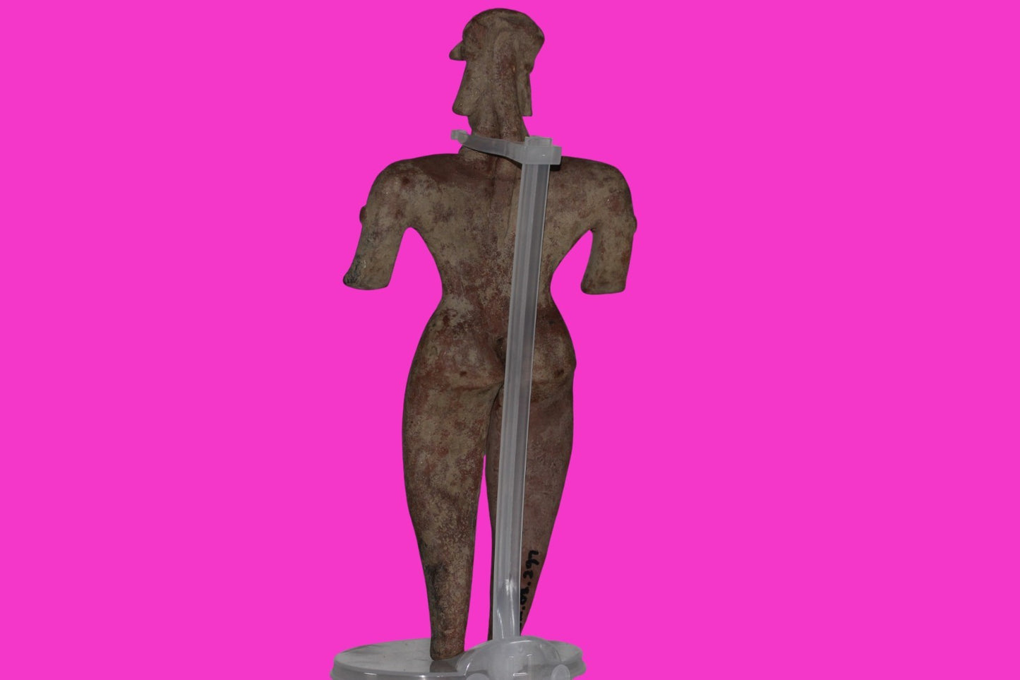 Pre Columbian Artifact Huge 9 Inch Tall Tomb Figure Colima Mexico 100 BC COA 233