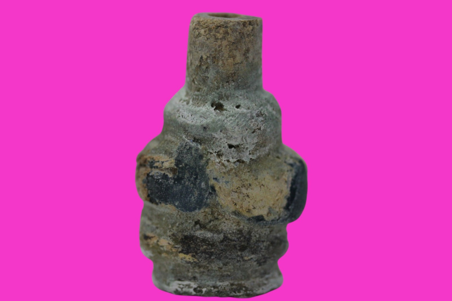 Authentic Persian Artifact Glass Bottle 900-1000 AD Silk Road Hoard COA J28