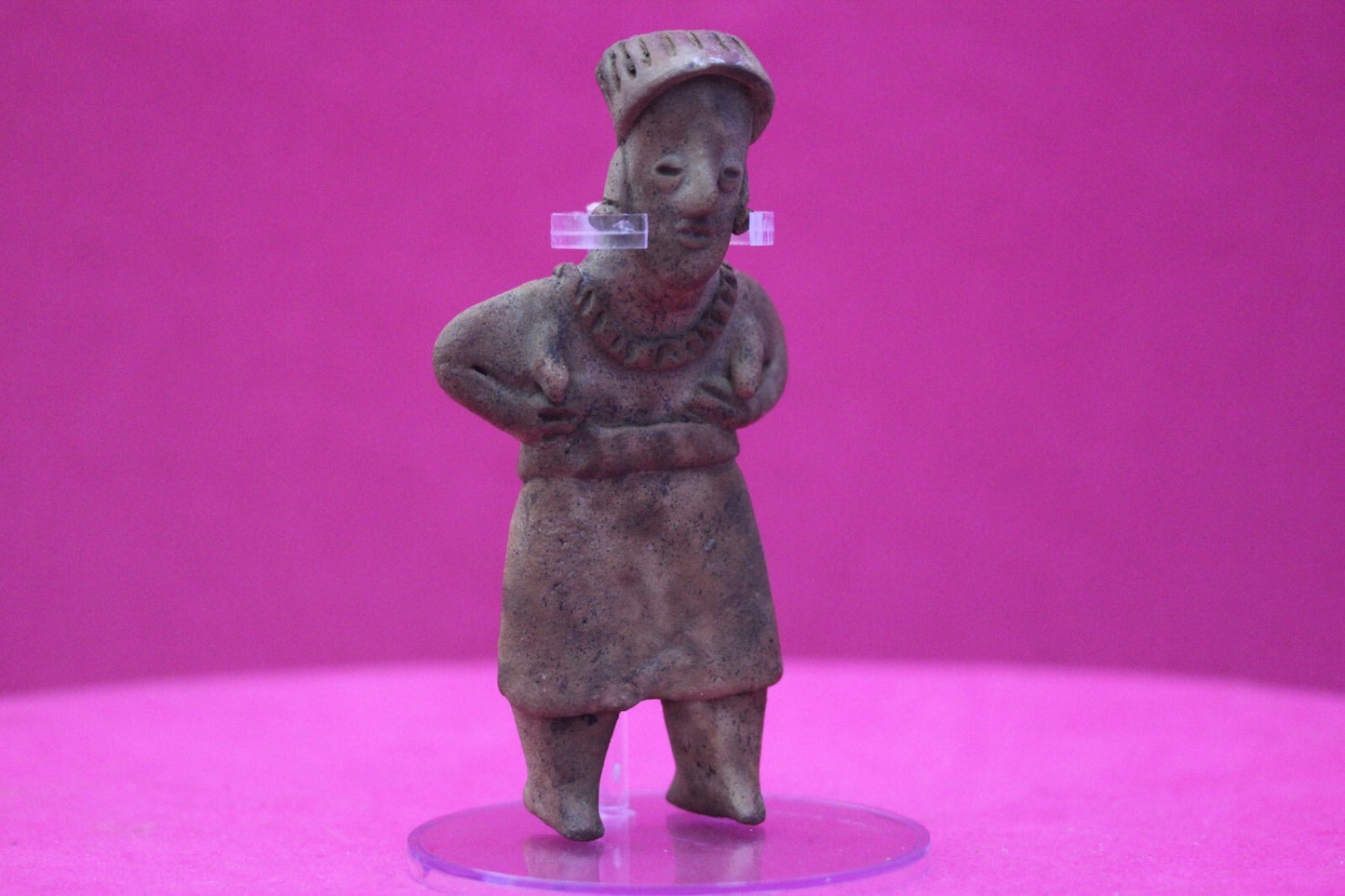 Authentic Pre Columbian Artifact Old Grandma Colima Mexico 100 BC-250 AD COA 151