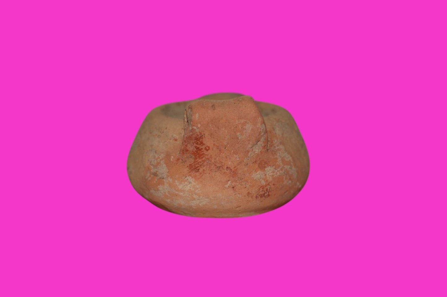 Ancient Holy Land Oil Lamp Artifact Jesus Christ Homeland 100-400 AD COA J105