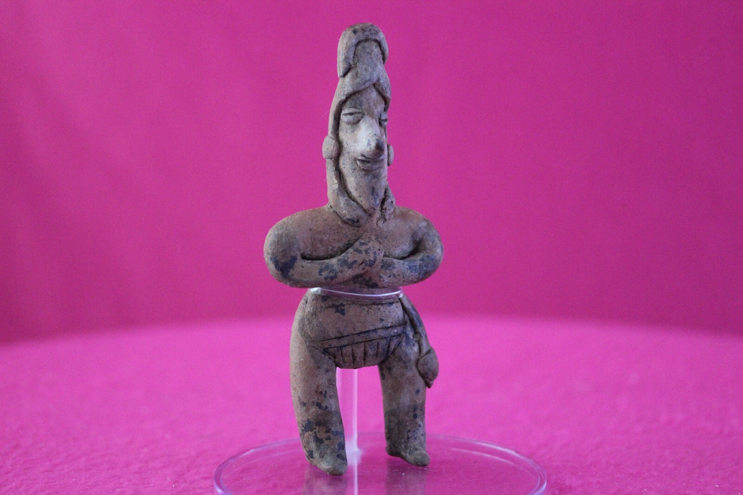 Authentic Pre Columbian Artifact Tomb Figure Colima Mexico 100 BC-250 AD COA 173