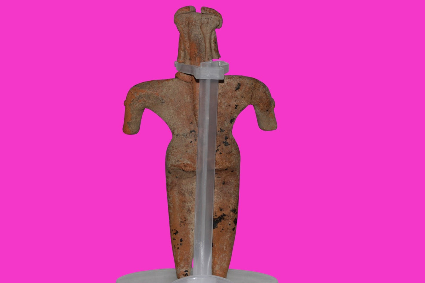 Pre Columbian Artifact 6 Inch Shaft Tomb Figure Colima Mexico 100 BC COA 235