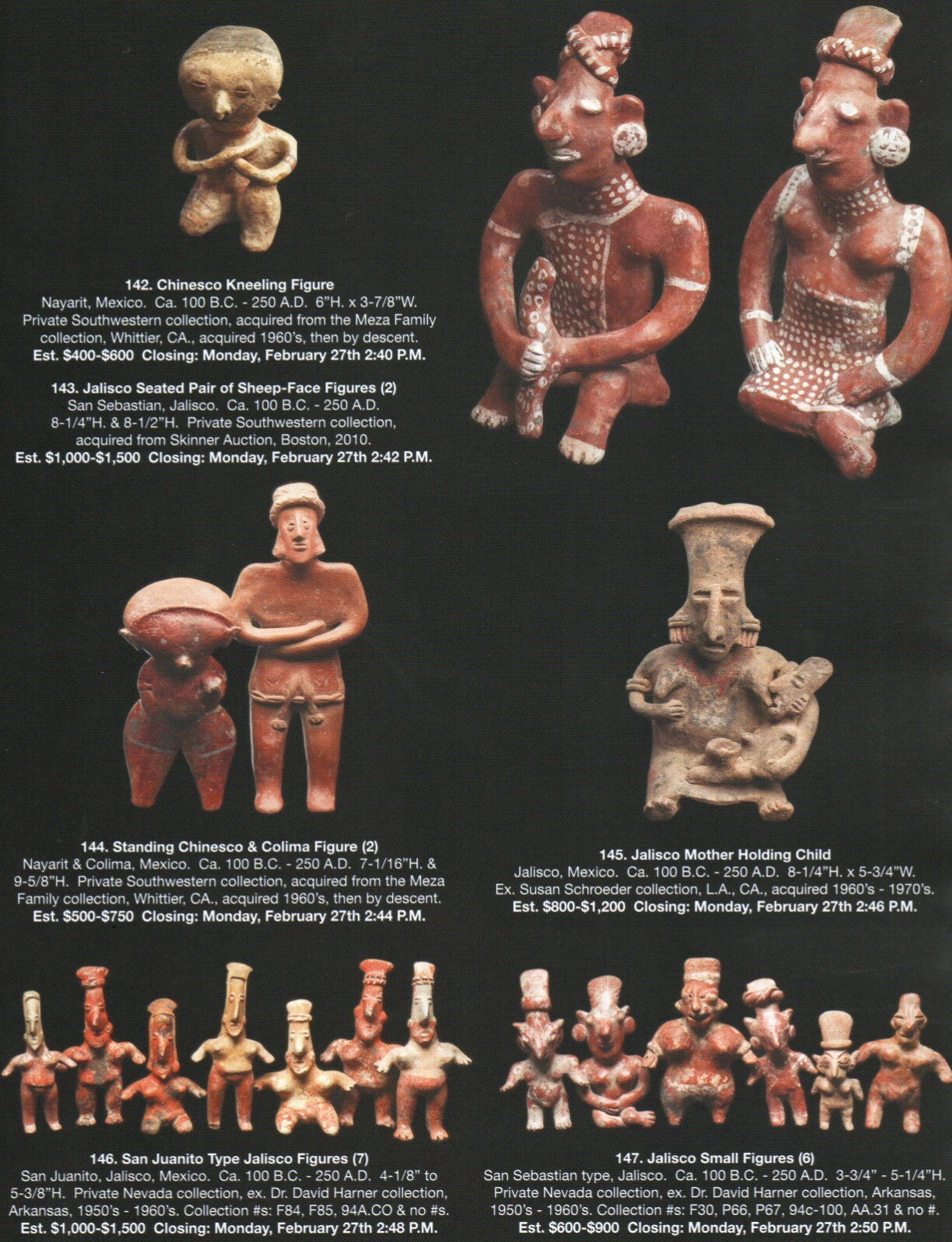 Pre Columbian Artifacts Price & Value Guide Arte Primitivo Auction Catalog 109