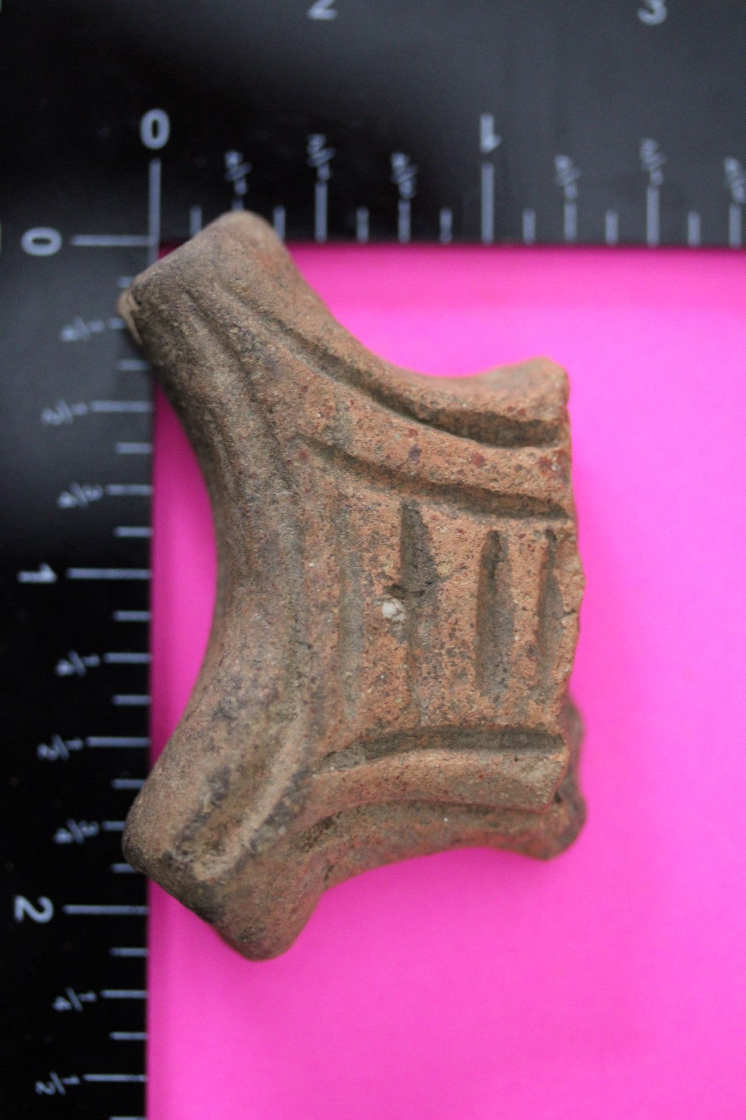 Puerto Rico Taino Pre Columbian Pottery Artifact FREE Display Case 1000AD COA 33