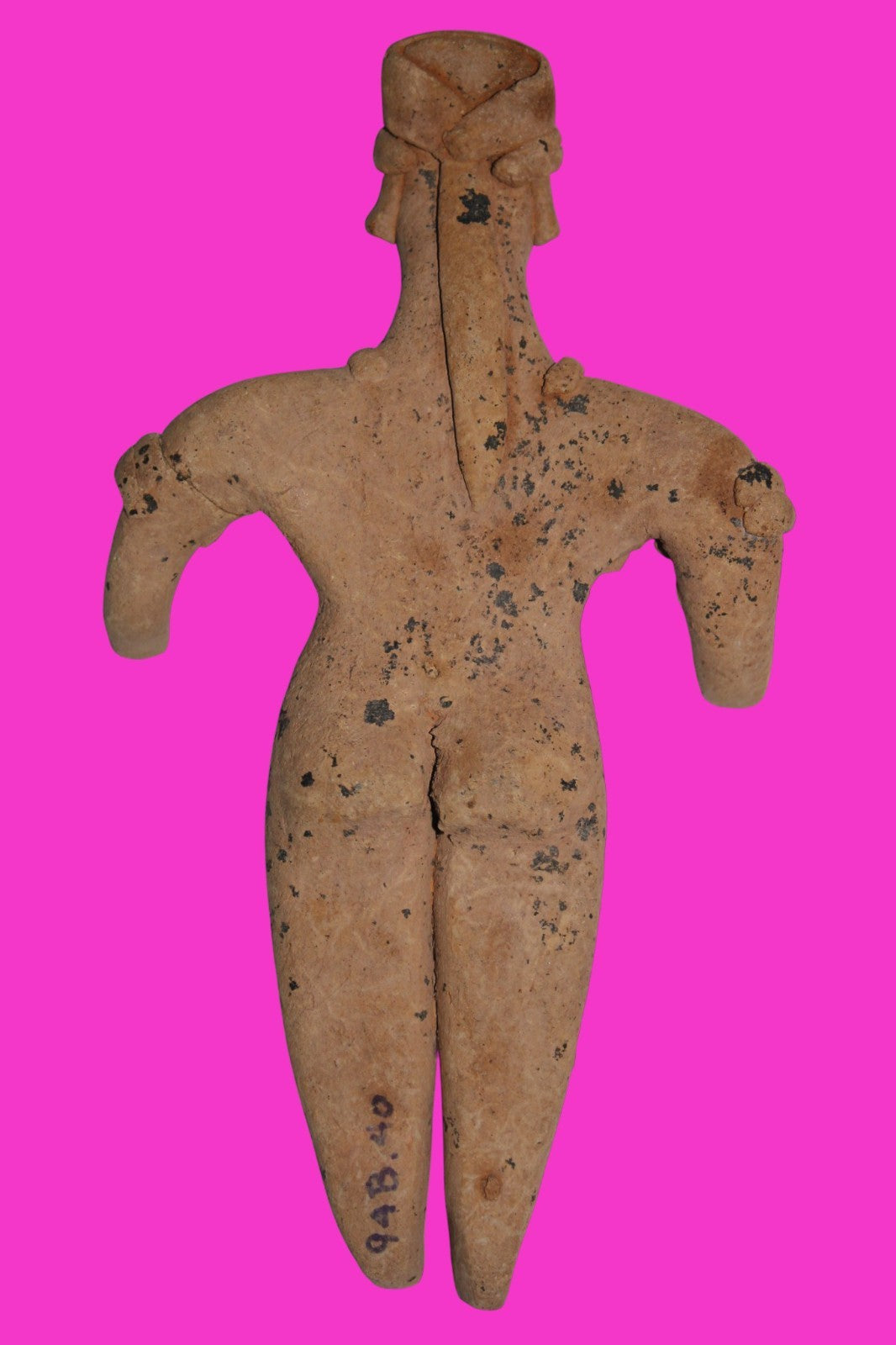 Pre Columbian Artifact 6 inch Female Tomb Figure Colima Mexico 100 BC COA 259