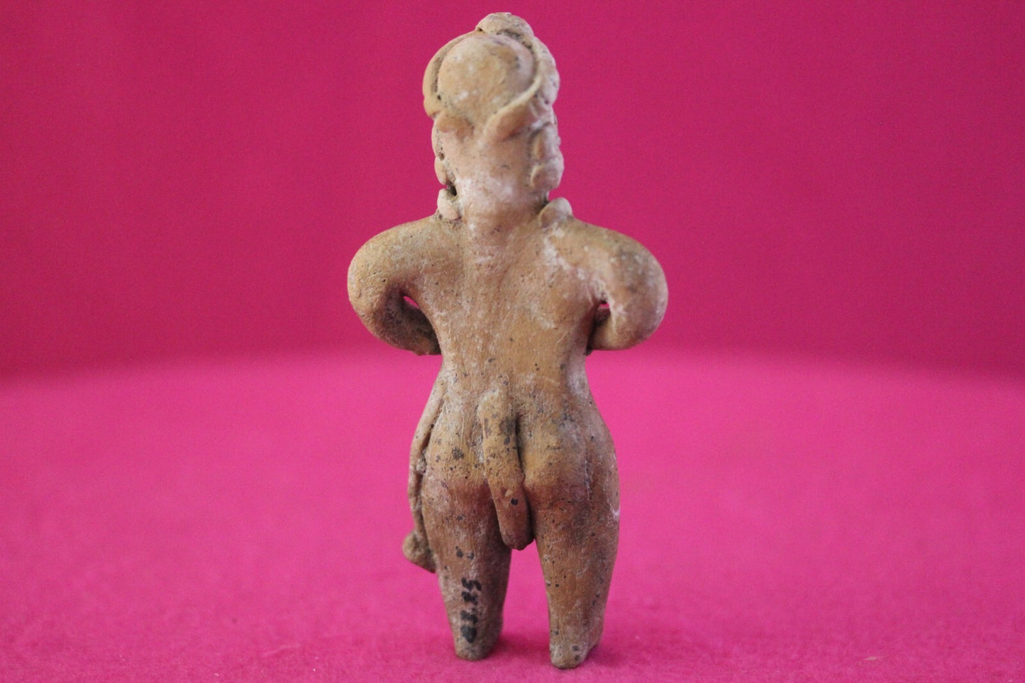 Authentic Pre Columbian Artifact Tomb Figure Colima Mexico 100 BC-250 AD COA 172