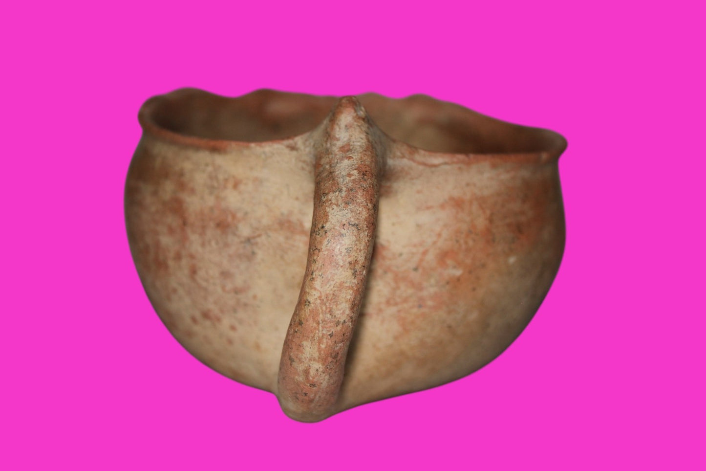 Holy Land Artifact Authentic 4000 Year Old Cup Time of Abraham 2000 BC COA J118