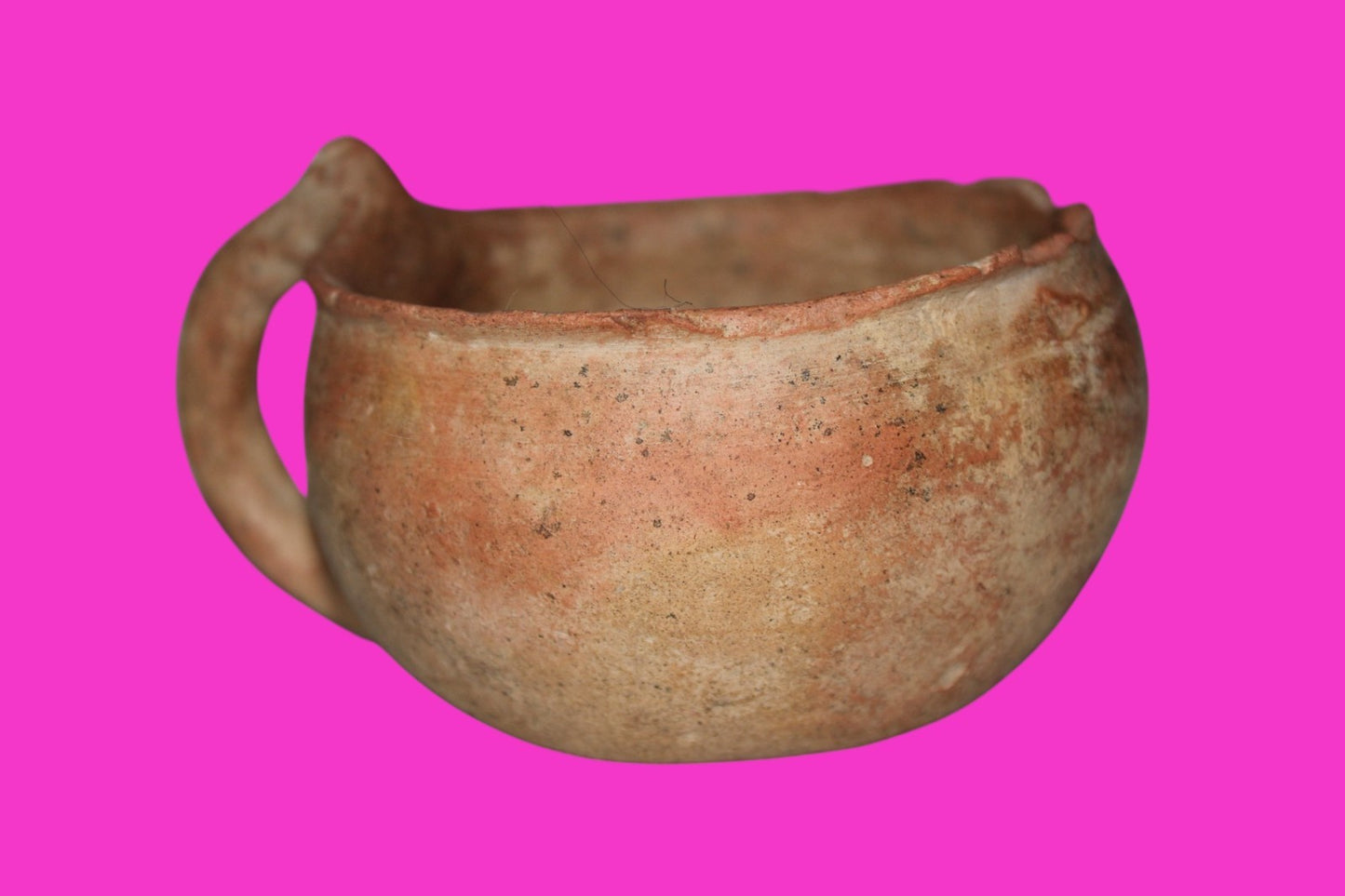 Holy Land Artifact Authentic 4000 Year Old Cup Time of Abraham 2000 BC COA J118