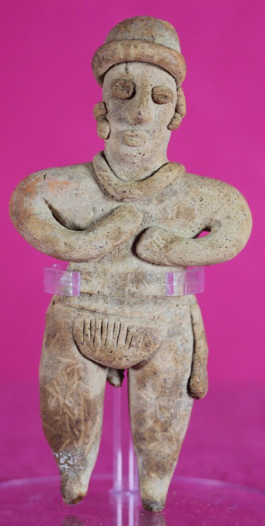 Pre Columbian Artifact Authentic Tomb Figure Colima Mexico 100 BC-250 AD COA 140