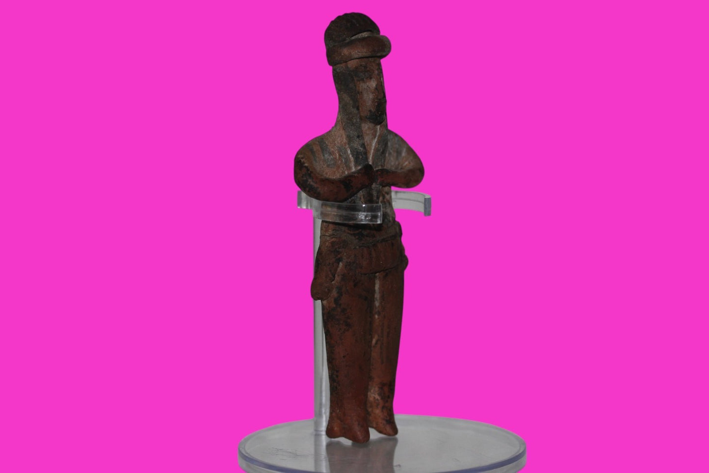 Authentic Pre Columbian Artifact Pretty Lady Tomb Figure Colima Mexico COA 16