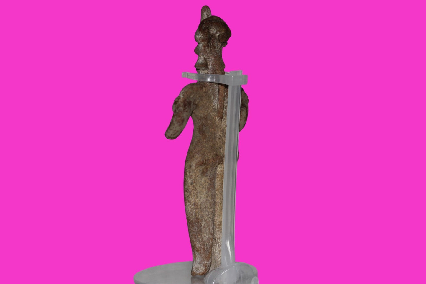 Pre Columbian Artifact 7 Inch Female Tomb Figure Colima Mexico 100 BC COA 241