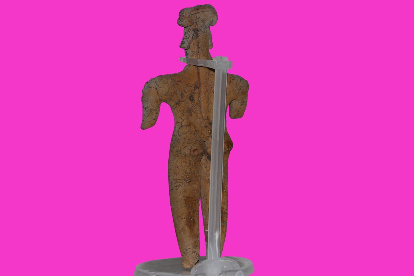 Pre Columbian Artifact 8 Inch Shaman Tomb Figure Colima Mexico 100 BC COA 249