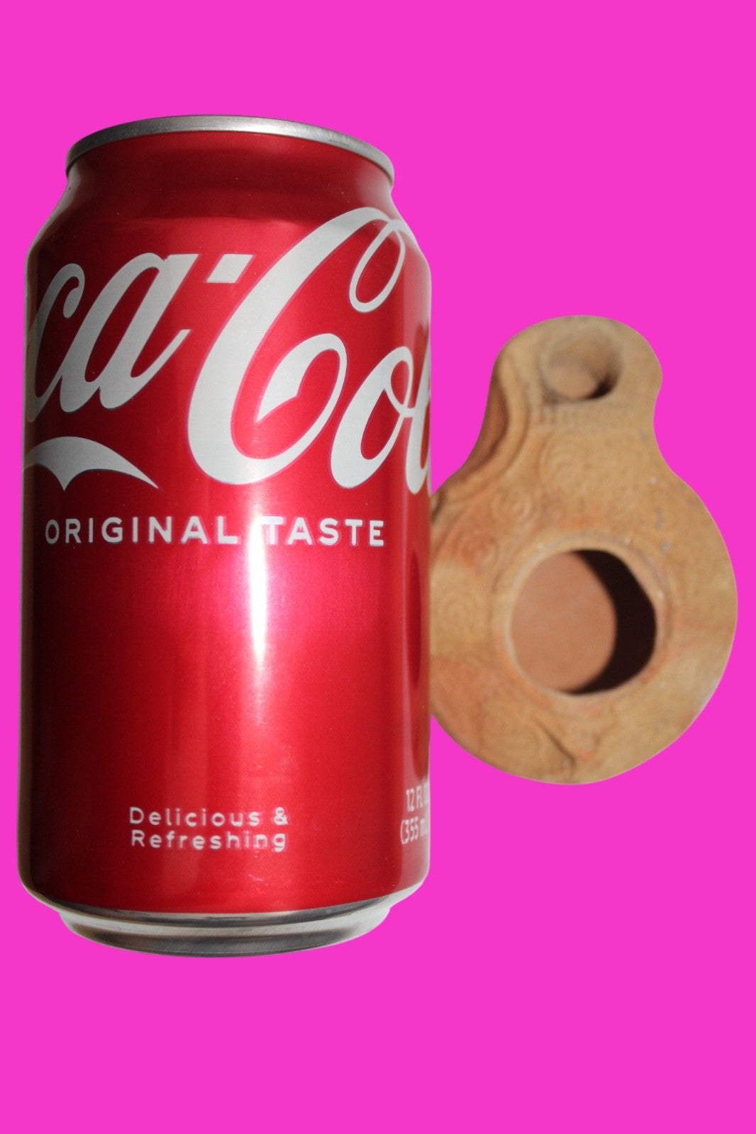 Ancient Holy Land Oil Lamp Artifact From Jesus Christ Home Land 100-500AD COA 50