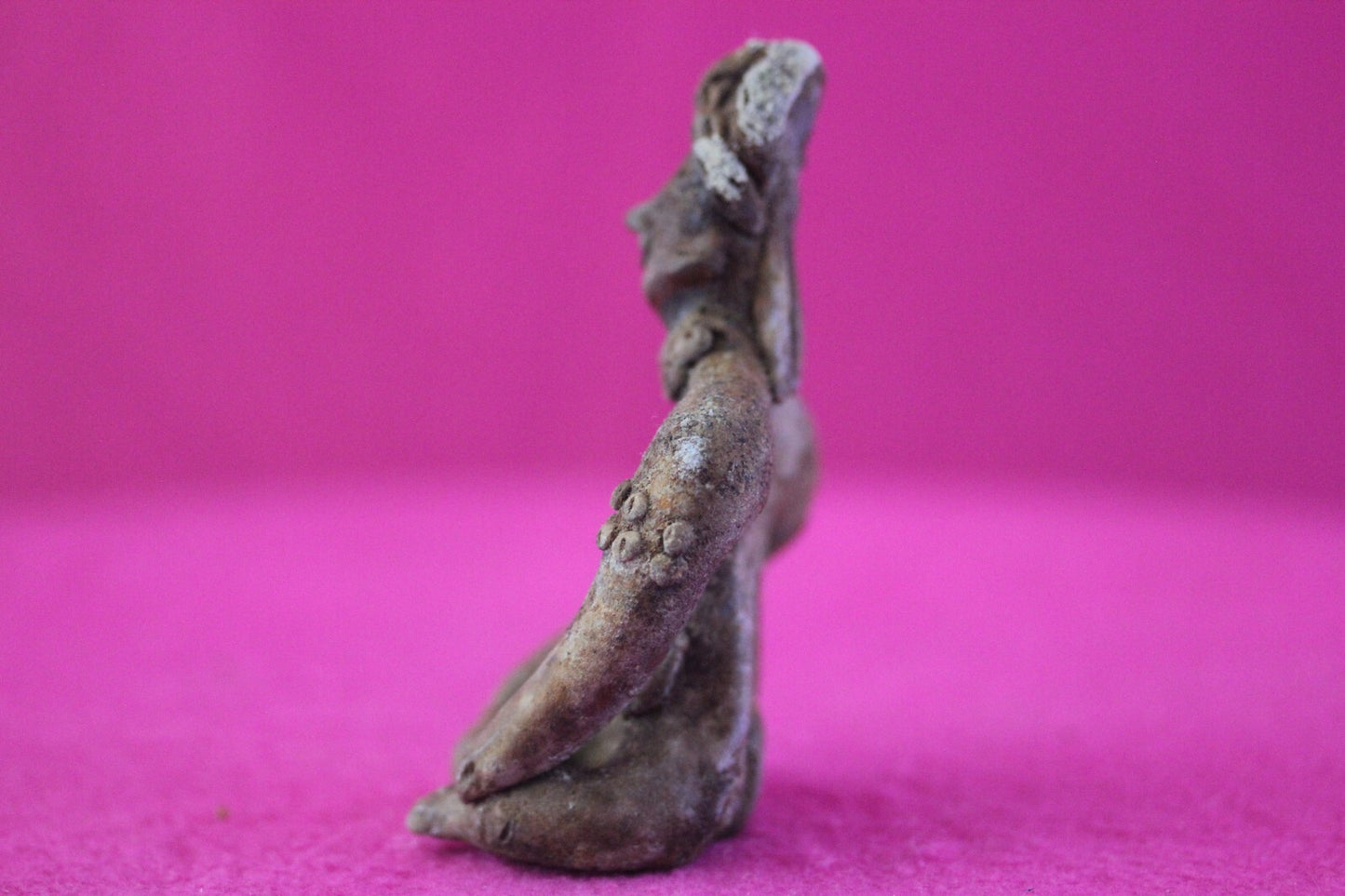 Authentic Pre Columbian Artifact Rare Seated Tomb Figure Colima Mexico COA 179