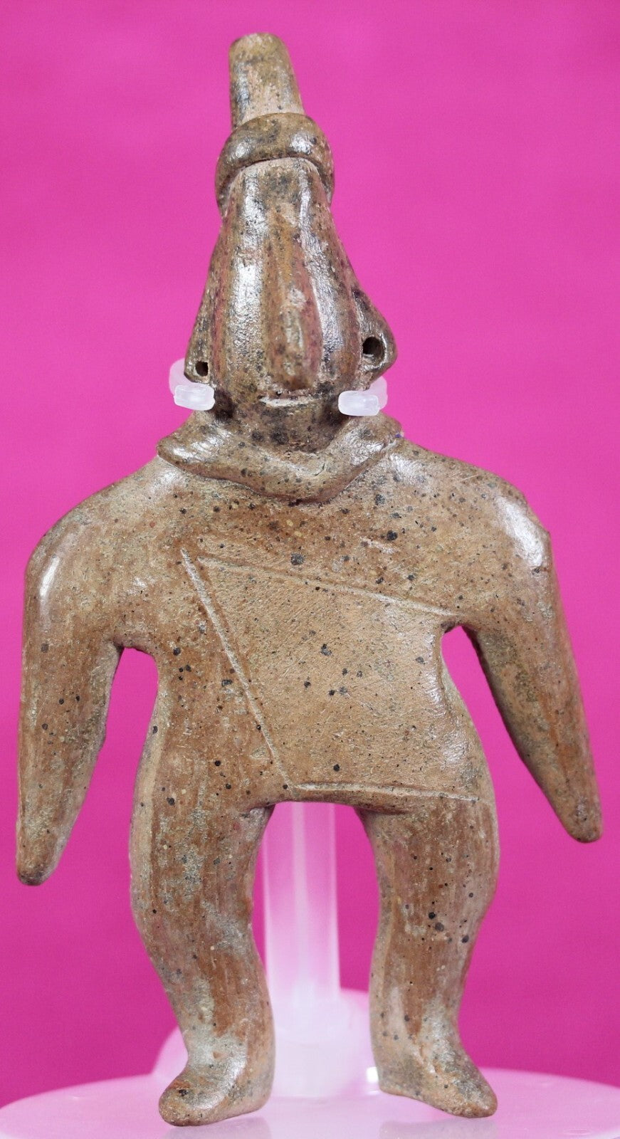 Pre Columbian Artifact Authentic Colima Shaman Tomb Figure 300BC-300AD COA J13